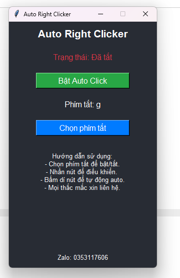 Nhấn phím tắt